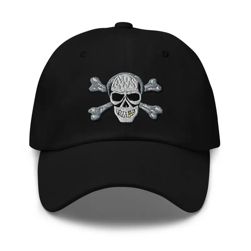 Skull Bones Gold Tooth - Dad Cap