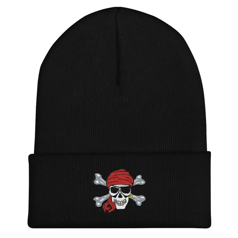 Contraband Red Bandana Bones - Beanie