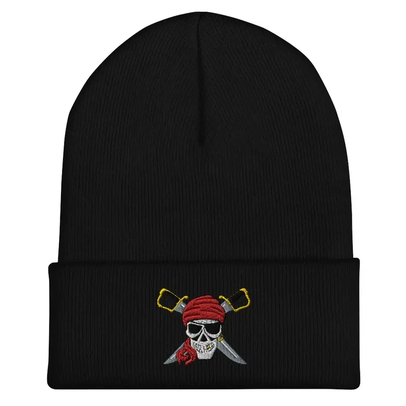 Contraband Red Bandana Swords - Beanie