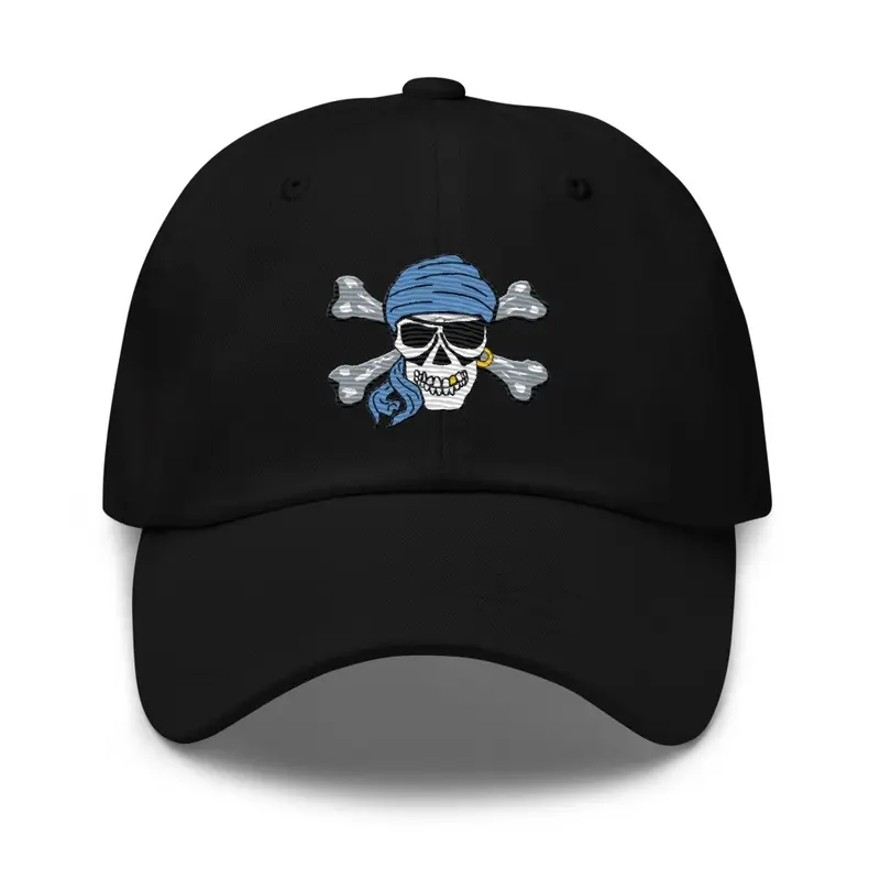 Contraband Blue Bandana Bones - Dad Cap