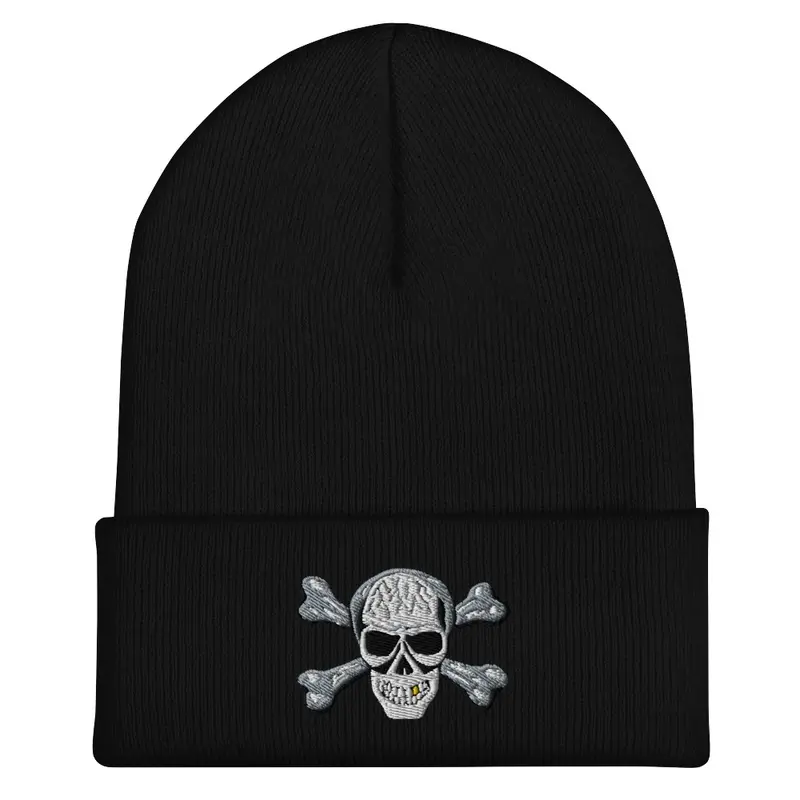 Skull Bones Gold Tooth - Beanie